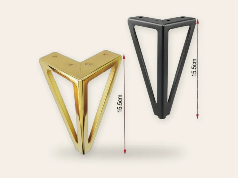 Pieds de canapé en métal, 15,5 cm