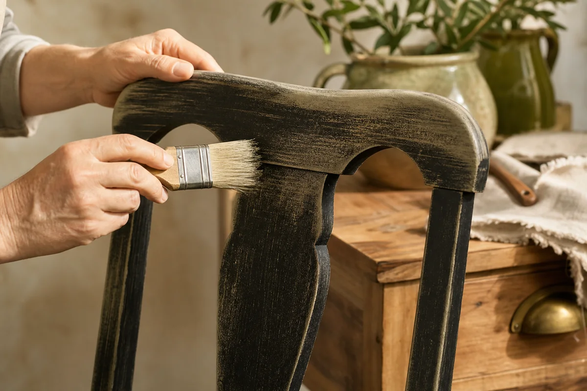 Patiner un meuble sans poncer : ce qui tient, ce qui décolle